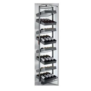 Frame 8 Tiers Rotatable Wine Rack - 2050003B+2050012+2050001B