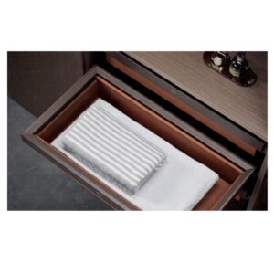 Soft-close leather basket - 6110270