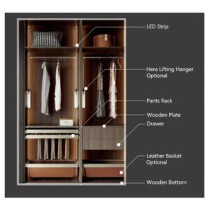 High-End Aluminum Wardrobe – Section 1 - 13034053