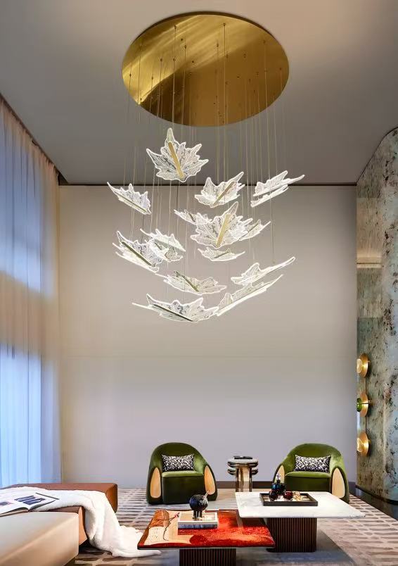 Leaf-Shaped Ceiling Pendant Light - MA05647P -018