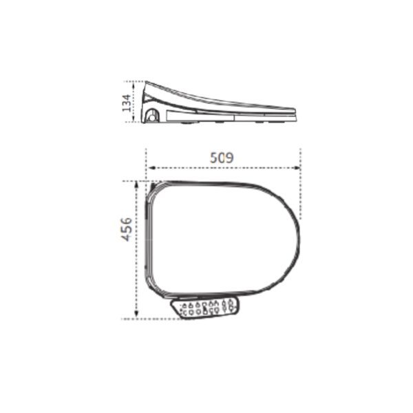 Smart Toilet Seat – SAA Certified-YF629G