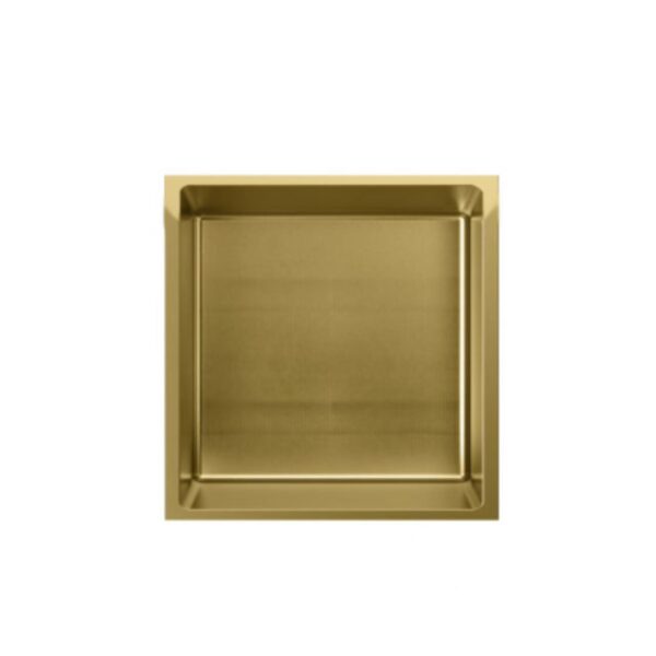 Single Compartment Wall Niche with Honeycomb Embossing