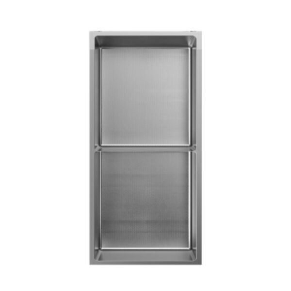 Double Long Wall Niche with Honeycomb Embossing