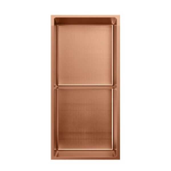 Double Long Wall Niche with Honeycomb Embossing