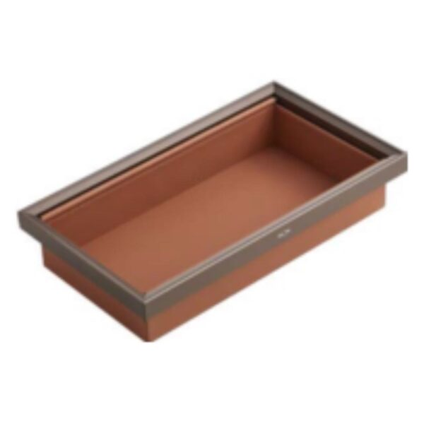 Soft-close leather basket - 6110270