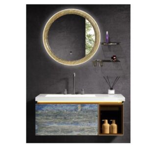 Single Basin Bathroom Vanity and Smart Mirror Set