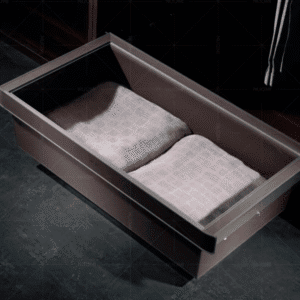 Soft-close Leather Basket - 6180270